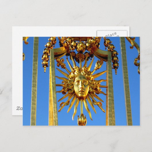 louis xiv sun king briefkaart (Voorkant / Achterkant)