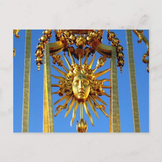 louis xiv sun king briefkaart (Voorkant)
