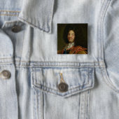 Louis XIV Vierkante Button 5,1 Cm (In situ)