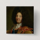 Louis XIV Vierkante Button 5,1 Cm (Voorkant)