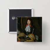 Louis XIV Vierkante Button 5,1 Cm (Voorkant /achterkant)