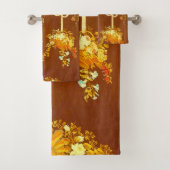 Louis XV Bloemenboeket Print Elegante badhanddoeke Bad Handdoek (Insitu)