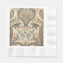 Louis XV bloemenprint met munt lunchnapkin Servet