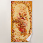 Louis XV Boeket van Bloemen Strandlaken (Voorkant)