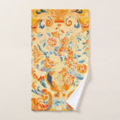 Louis XV Botanische Bloemen en Paisleys Bad Handdoek (Handdoek)
