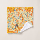 Louis XV Botanische Bloemen en Paisleys Bad Handdoek (Wasdoekje)