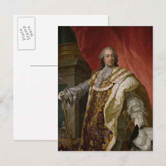 Louis XV Briefkaart (Voorkant / Achterkant)