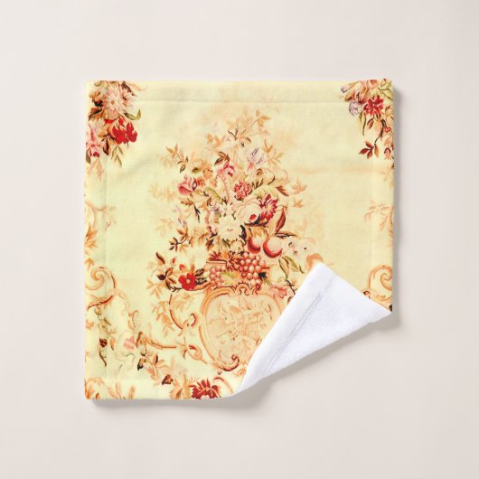 Louis XV Elegant Regal Rozen Bad Handdoek (Wasdoekje)
