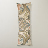 Louis XV Floral Body Pillow Lichaamskussen (Achterkant (Verticaal))