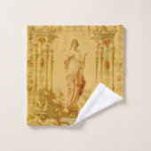 Louis XV Floral Calliope Muse Bad Handdoek (Wasdoekje)