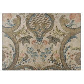 Louis XV Floral Print Glass Snijplank (Voorkant)