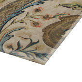 Louis XV Floral Print Glass Snijplank (Hoek)