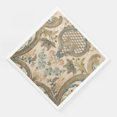 Louis XV Floral Print Napkin Servet (Hoek)