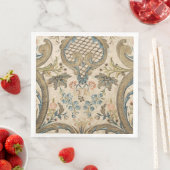 Louis XV Floral Print Napkin Servet (Insitu)