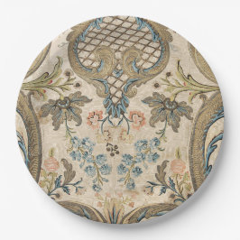 Louis XV Floral Print Paper Bord