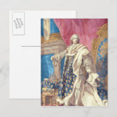 Louis XV in Coronation Robes Briefkaart (Voorkant / Achterkant)