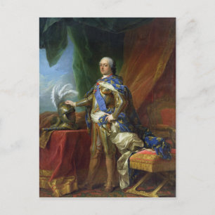 Louis XV King of France & Navarra, 1750 Briefkaart