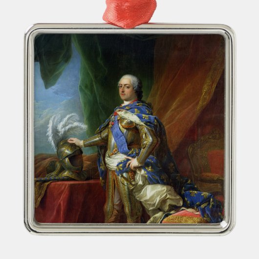 Louis XV King of France & Navarra, 1750 Metalen Ornament (Voorkant)
