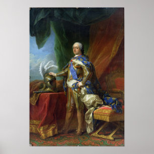 Louis XV King of France & Navarra, 1750 Poster
