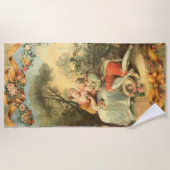 Louis XV Paar Strandlaken (Voorkant)