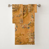 Louis XV Petite Fille Floral Bad Handdoek (Insitu)