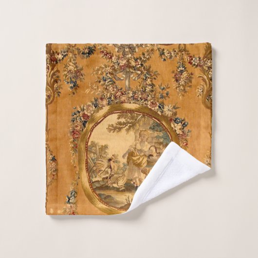 Louis XV Petite Fille Floral Bad Handdoek (Wasdoekje)