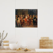 Louis XV Visiting Peter I Poster (Keuken)