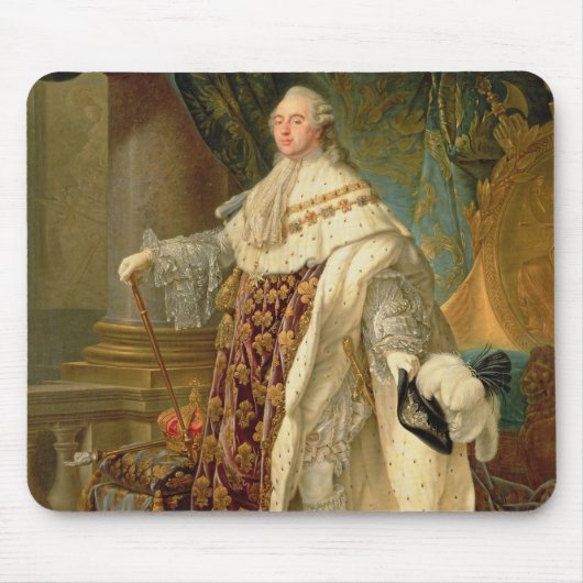 Louis XVI (1754-93) (olie op doek) Muismat (Voorkant)