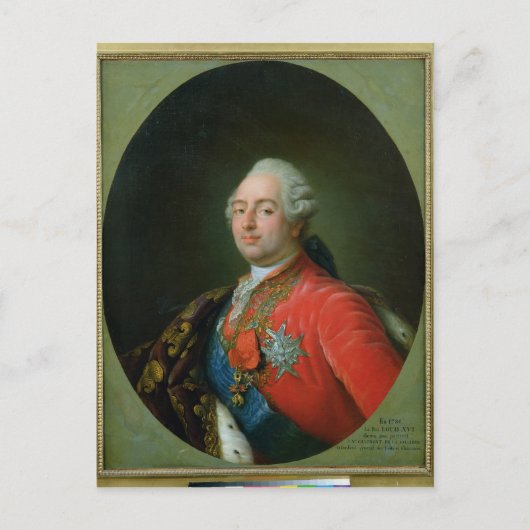 Louis XVI 1786 Briefkaart (Voorkant)