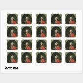 Louis XVI 1786 Vierkante Sticker (Vel)