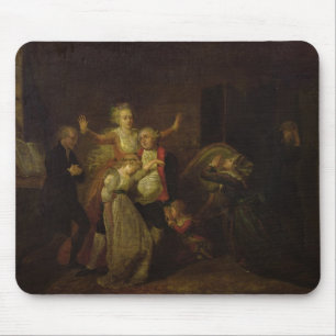 Louis XVI Bidding Farewell aan zijn familie Muismat