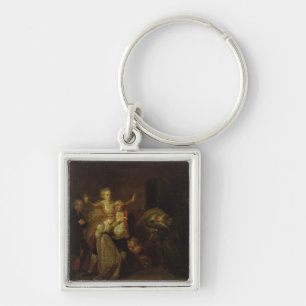 Louis XVI Bidding Farewell aan zijn familie Sleutelhanger
