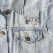 Louis XVI Distributing Alms Vierkante Button 5,1 Cm (In situ)