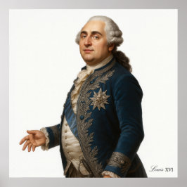 Louis XVI - Franse Revolutie Archief Kunstprint Poster