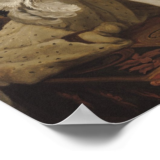 Louis XVI in Coronation Robes, na 1774 Poster (Hoek)