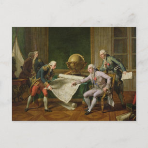 Louis XVI Instructies voor La Perouse Briefkaart