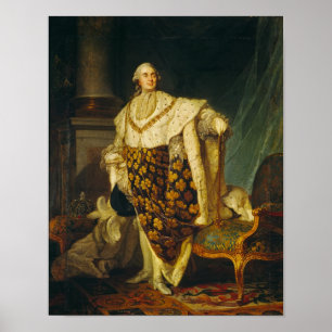 Louis XVI King in Coronation Robes Poster