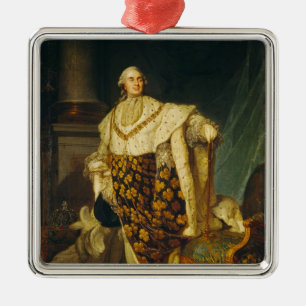 Louis XVI King of France in Coronation Robes Metalen Ornament
