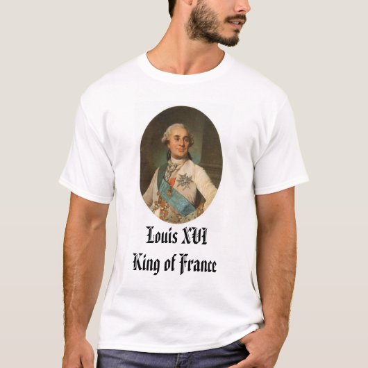 Louis XVI King of France T-shirt (Voorkant)