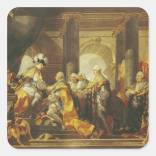 Louis XVI King of France Vierkante Sticker