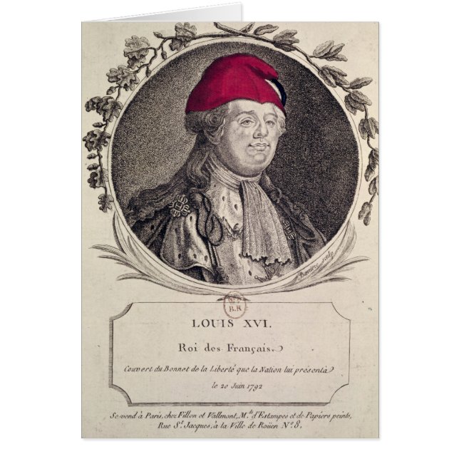 Louis XVI met een frygiaans bonnet (Voorkant)