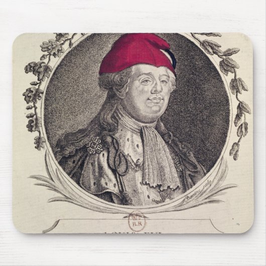 Louis XVI met een frygiaans bonnet Muismat (Voorkant)