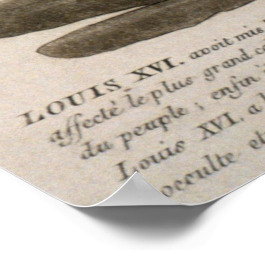 Louis XVI Poster (Hoek)