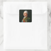 Louis XVI Vierkante Sticker (Tas)
