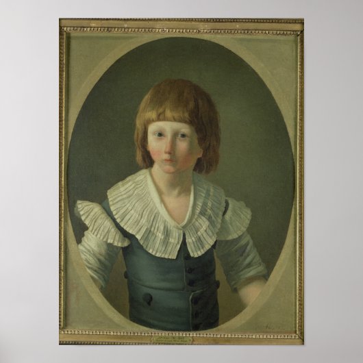Louis XVII 8, bij de tempel, 1793 Poster (Voorkant)