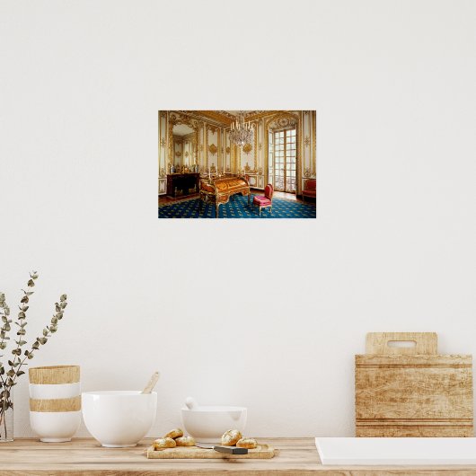 Louis XV's Private Study, 1753-60 Poster (Keuken)