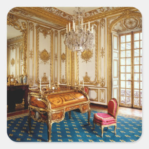 Louis XV's Private Study, 1753-60 Vierkante Sticker