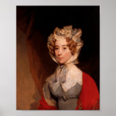 Louisa Adams Portrait Poster (Voorkant)