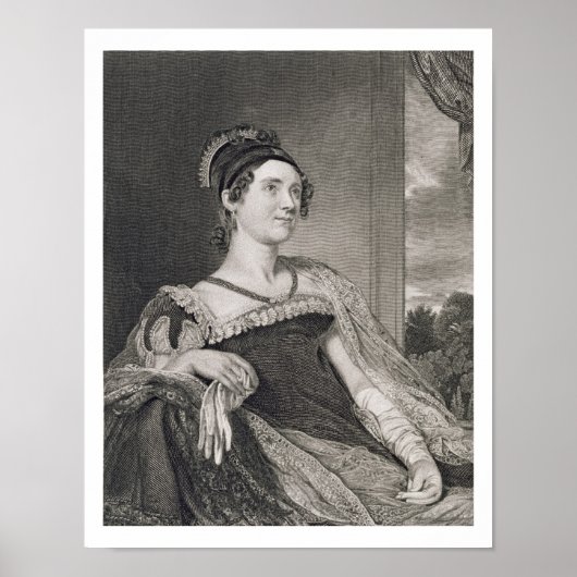 Louisa Catherine Adams (1775-1852) engraved by G.F Poster (Voorkant)