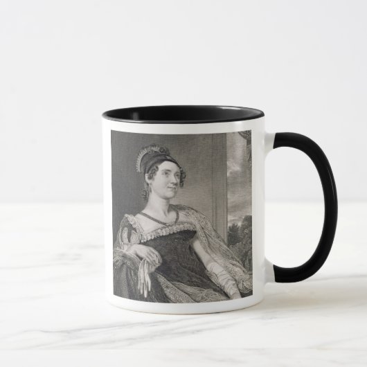 Louisa Catherine Adams (1775-1852), gegraveerd doo Mok (Rechts)